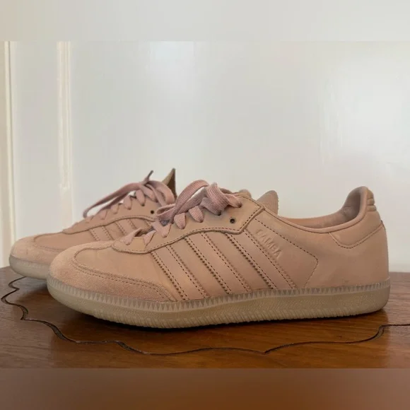 adidas samba Women's Sneakers in Light Pink/nude/beige - Picture 2 of 10